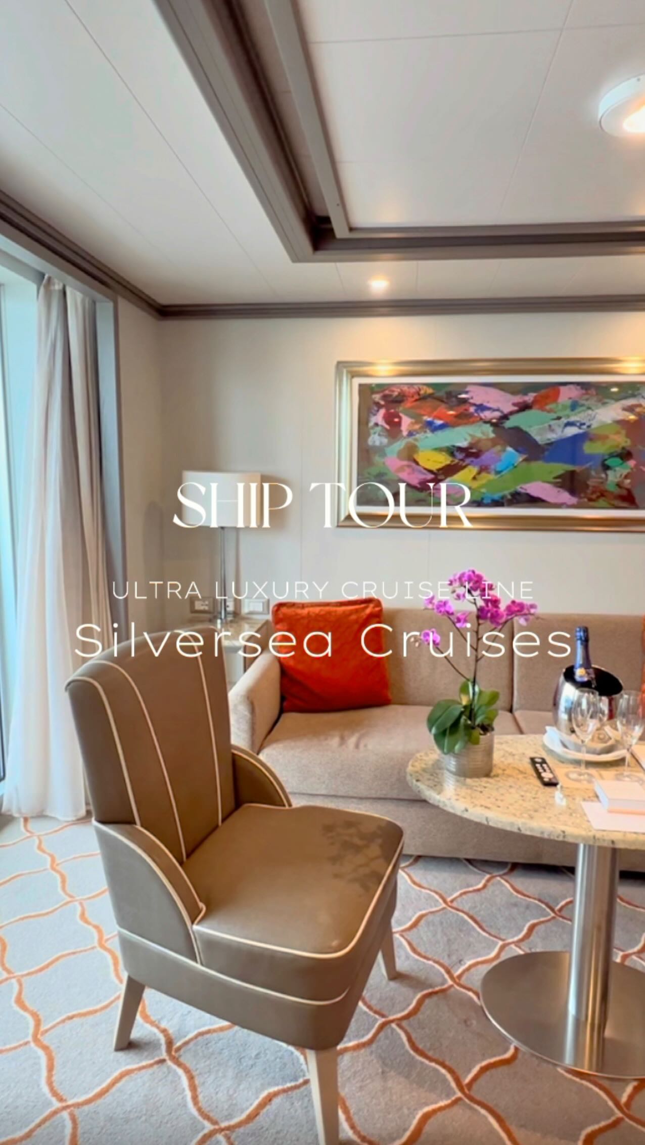 ⁡
【CRUISE SHIP TOUR🚢】
@silverseacruises
⁡
⁡
今年に入って注目しているクルーズ業界。
⁡
中でも”Ultra Luxury” と言われるクルーズ会社
「シルバーシークルーズ」の船内見学会にお邪魔しました！
⁡
⁡
現在、クルーズ業界では6〜7000人が乗船できる
20万トン以上の巨大シップもあるそうですが、
今回見せていただいたシルバーミューズは約4万トン、
乗客600名という小型船の部類。
⁡
業界唯一の全室バトラー付き。
全てのお部屋が海向きのスイートルーム仕様で
（巨大客船では窓がない内向きの価格を抑えたお部屋もある）
イメージとしては大型船のジュニアスイートのみ切り取って運行しているようなもの。
⁡
⁡
さらに、乗客と同じくらいのクルーが乗船しているのも、行き届いたパーソナライズサービスが受けられるポイントの一つ。
⁡
お食事にも定評があり、クルーズならではのオールインクルーシブ（一部チャージあり）をとことん楽しめそうでした！
⁡
客室は全室バスタブ付きで、
まるでラグジュアリーホテル。
⁡
ゆったり客室で過ごしながら、各寄港地までの移動も楽しめるクルーズはファンが多いことに納得です。
⁡
⁡
⁡
⁡
ストーリーにも書いたけれど、
お値段はカジュアル船の2〜30倍。
⁡
誰でも気軽に乗れるわけではないとしても、
その価値と魅力を知って乗船している方々との出会いも
きっとシルバーシーに乗る理由の一つになるんだろうな。
⁡
個人的には南極路線などもすごく気になるところ。。
⁡
2025年1月13日日本発、136泊30ヶ国59寄港地の世界一周クルーズもあるそう🫢
⁡
⁡
⁡
乗り物酔いが激しく、クルーズとは一生無縁…と思っていた私ですが、 @cruise_ism さんとのお仕事をきっかけに、クルーズ旅の魅力に誘惑されています。
⁡
直近でもう2回ほど船内見学にお邪魔する予定なので
またレポします📝
⁡
⁡
⁡
#クルーズイズム_船内見学会
#ラグジュアリークルーズ
#豪華客船
#オールインクルーシブ
#シルバーシー 
#シルバーシークルーズ#silversea
#silvermuse #luxurycruise